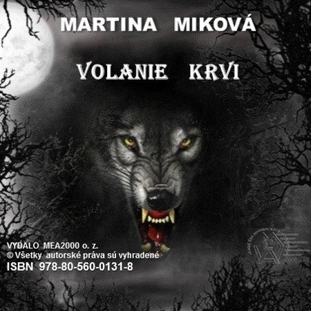 Kniha Volanie krvi - Martina Miková