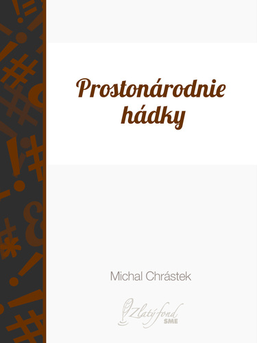 Kniha Prostonárodnie hádky - Michal Chrástek
