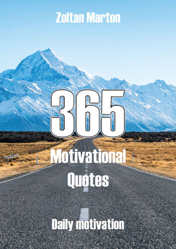 Kniha 365 Motivational Quotes - Zoltan Marton