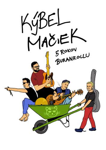 Kniha Kýbel Mačiek - 5 rokov buranrollu - Tomáš Billik