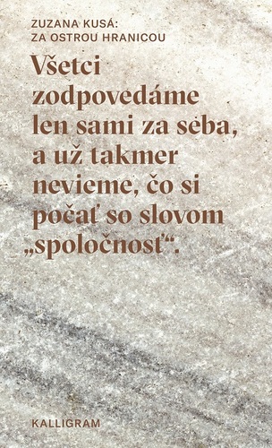 Kniha Za ostrou hranicou - Zuzana Kusá