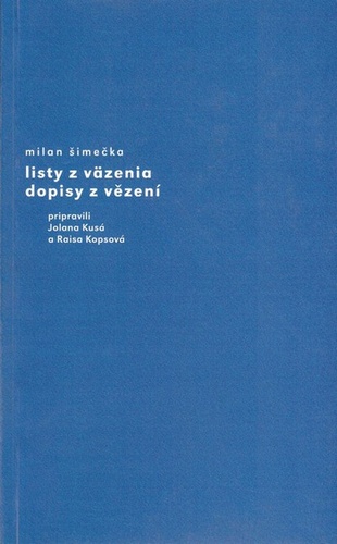Kniha Listy z väzenia/ Dopisy z vězení - Milan Šimečka