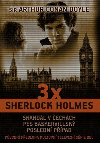 Kniha 3 x Sherlock Holmes - Arthur Conan Doyle