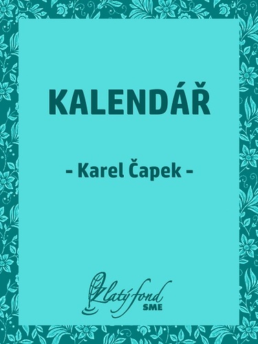 Kniha Kalendář - Karel Čapek