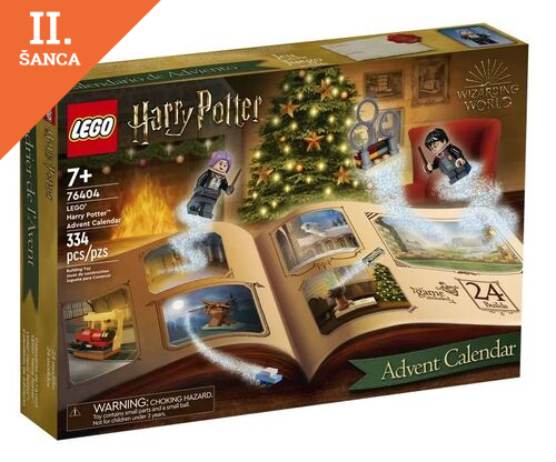 Lacná hra 76404 Adventný kalendár LEGO® Harry PotterTM