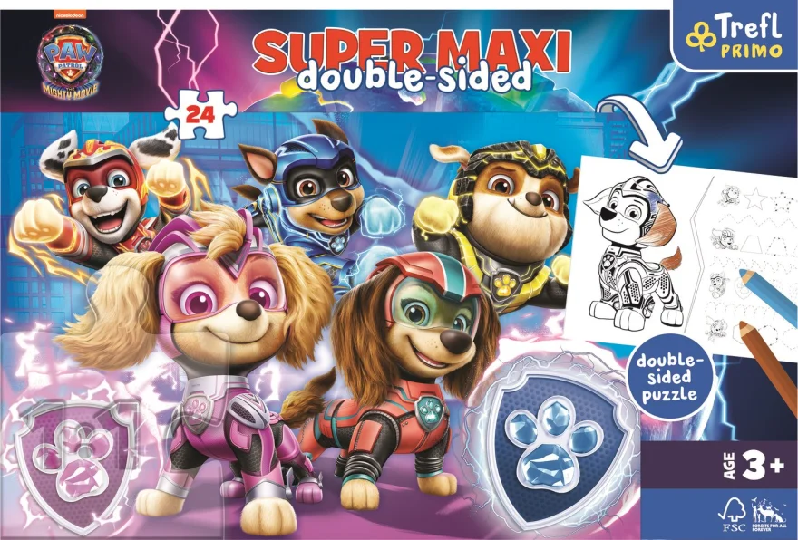 Puzzle Labková patrola 24 Super Maxi Trefl