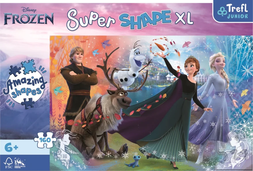 Puzzle Disney Frozen 160 XL Super Shape Trefl