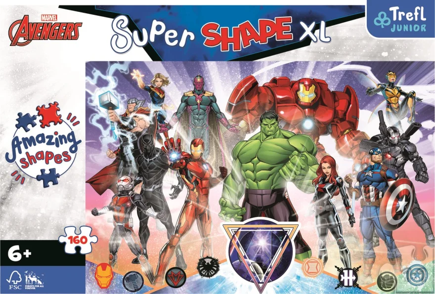 Puzzle Avengeri 160 Super Shape XL Trefl