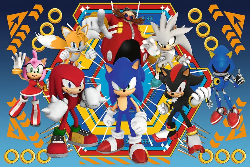 Puzzle Sonic 104 Super Shape XL Trefl