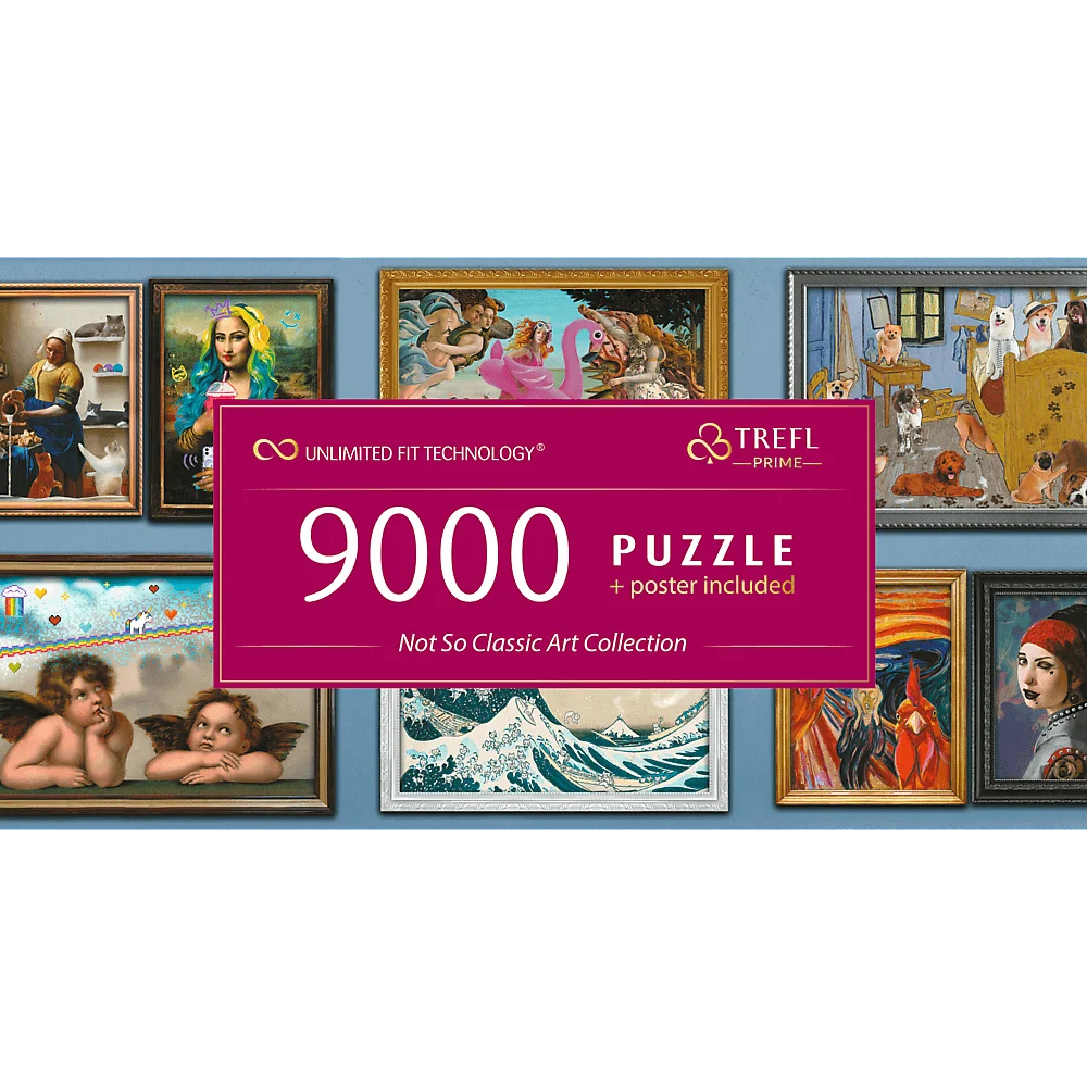 Puzzle Nie celkom klasická umelecká zbierka 9000 Trefl Prime