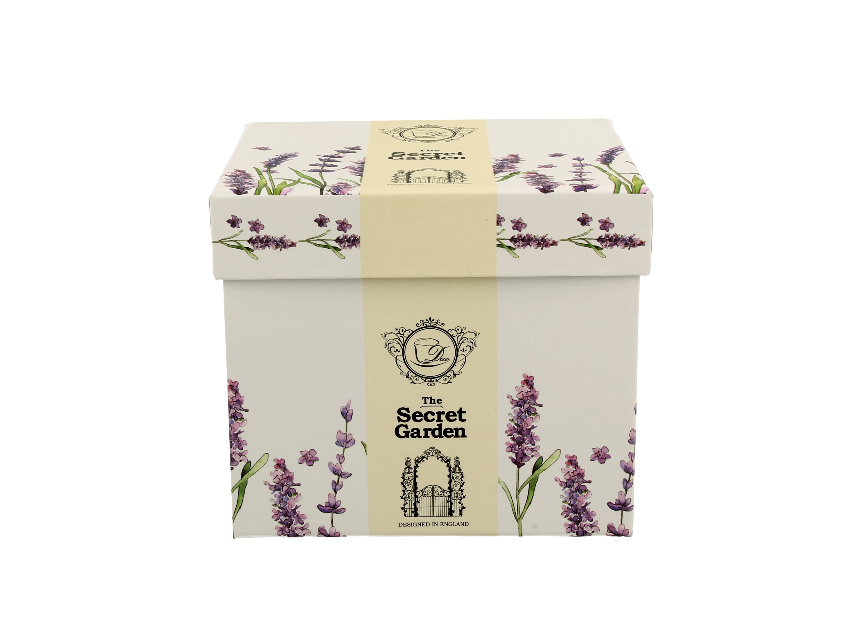 Porcelánový sudový hrnček Levanduľa 430 ml