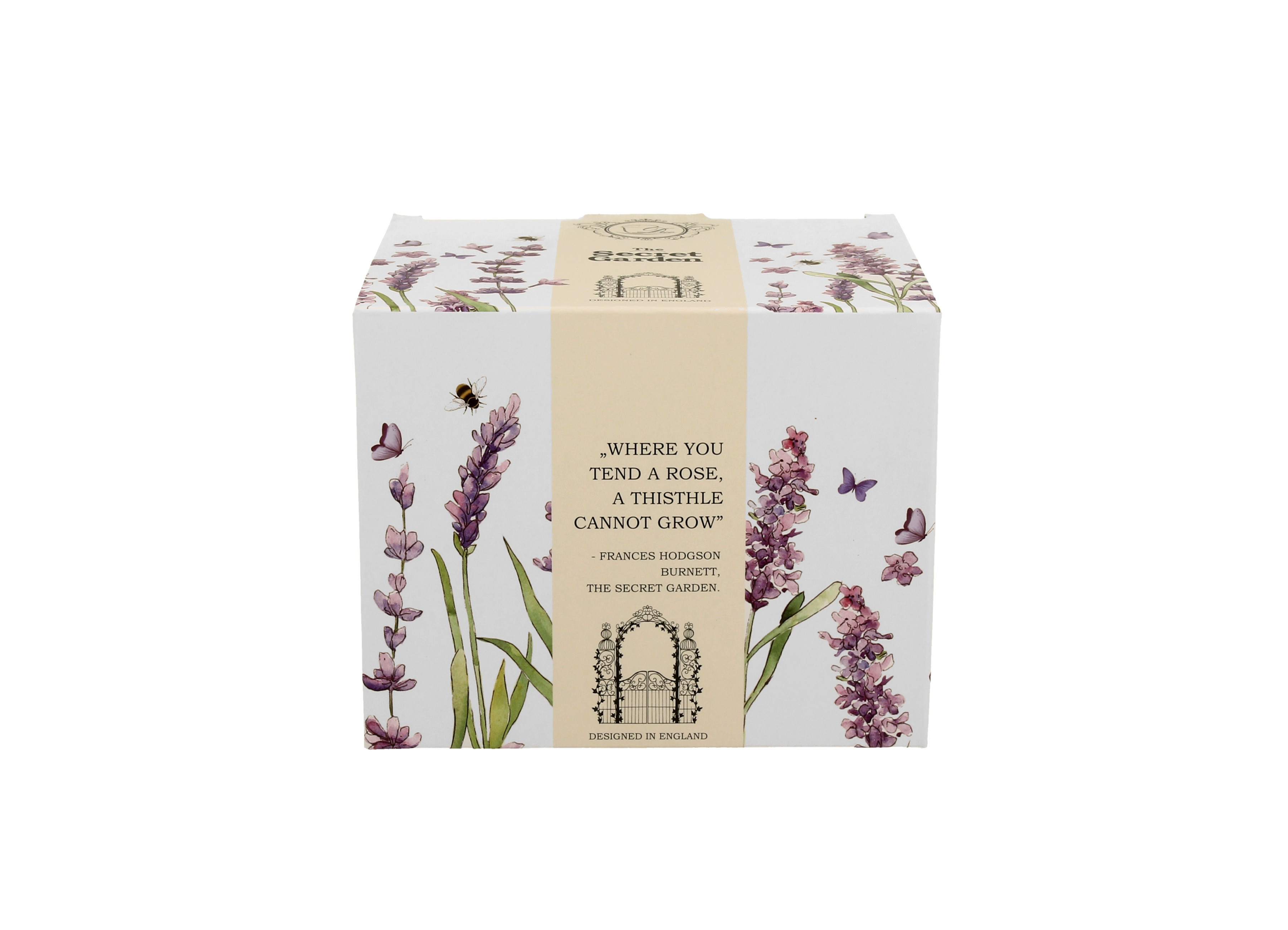 Porcelánový sudový hrnček Levanduľa 430 ml