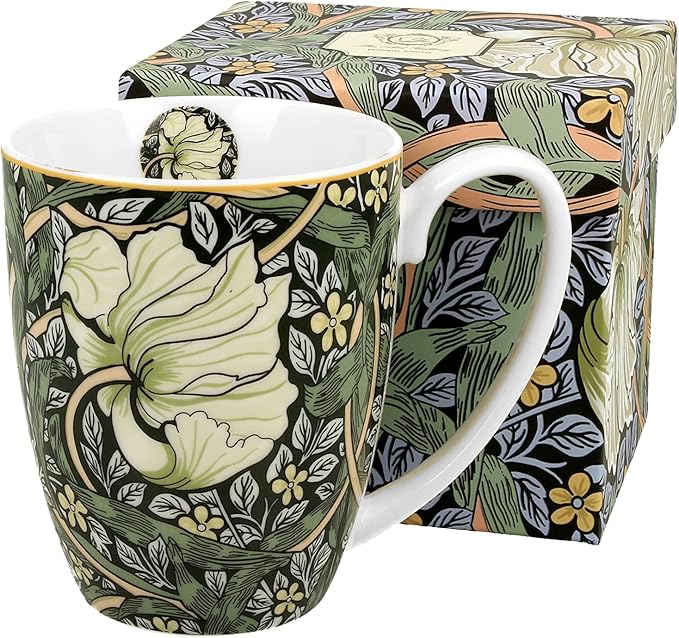 Klasický porcelánový hrnček William Morris - Pimpernel 380 ml