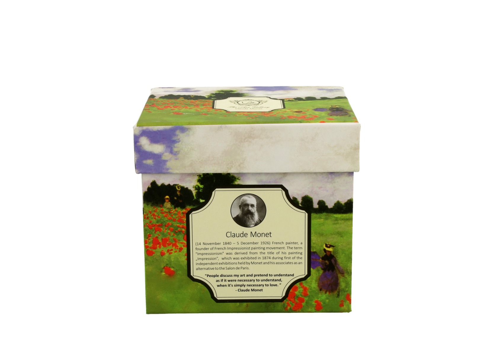 Klasický porcelánový hrnček Claude Monet - Poppy Field 380 ml