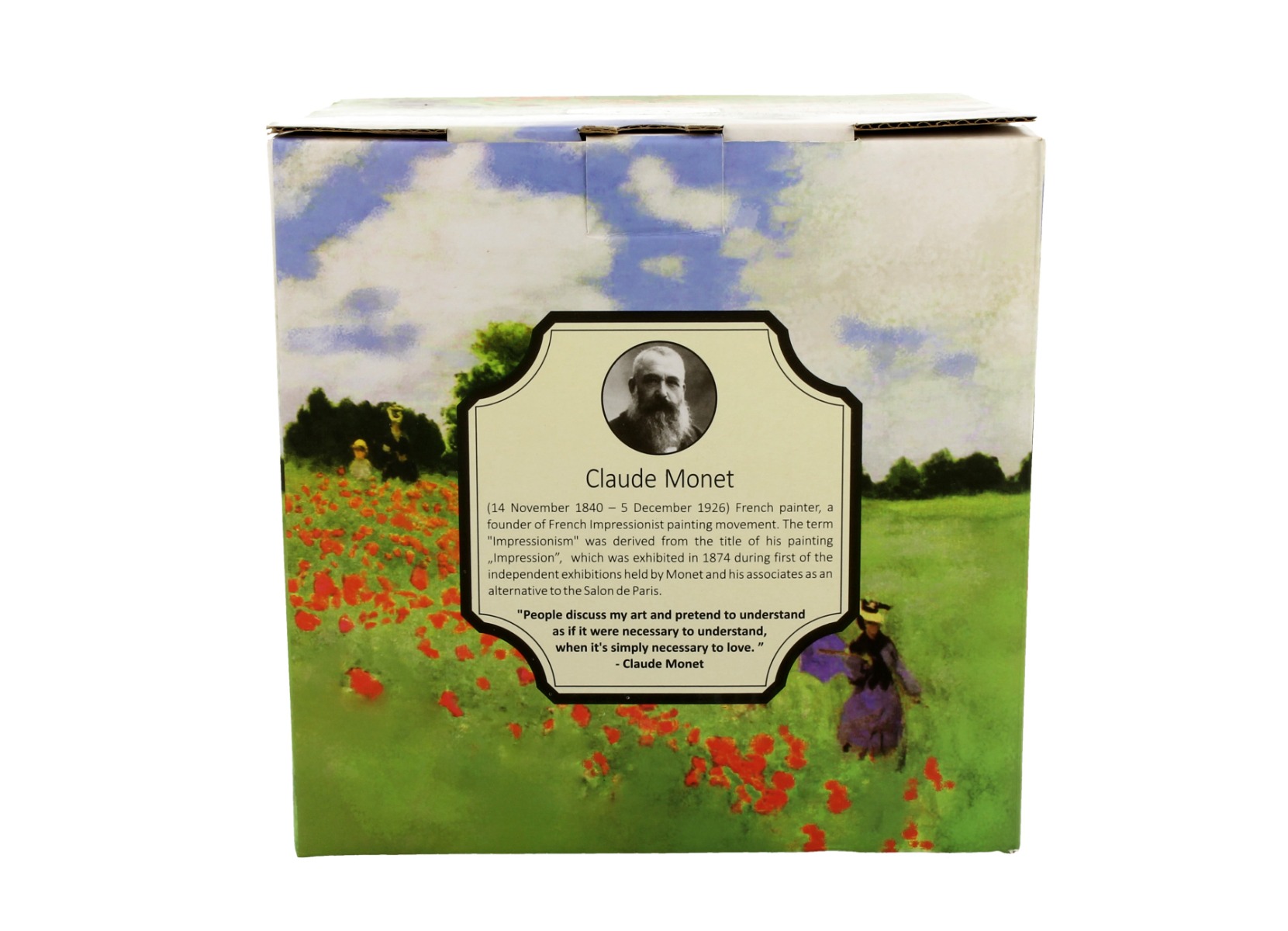 Porcelánový set na čaj pre jedného Claude Monet - Poppy Field 350 ml