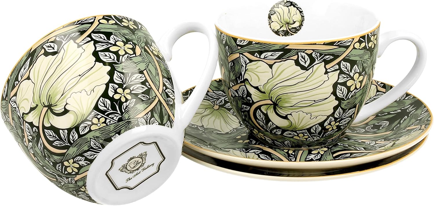 Sada dvoch šálok s podšálkou William Morris - Pimpernel 280 ml