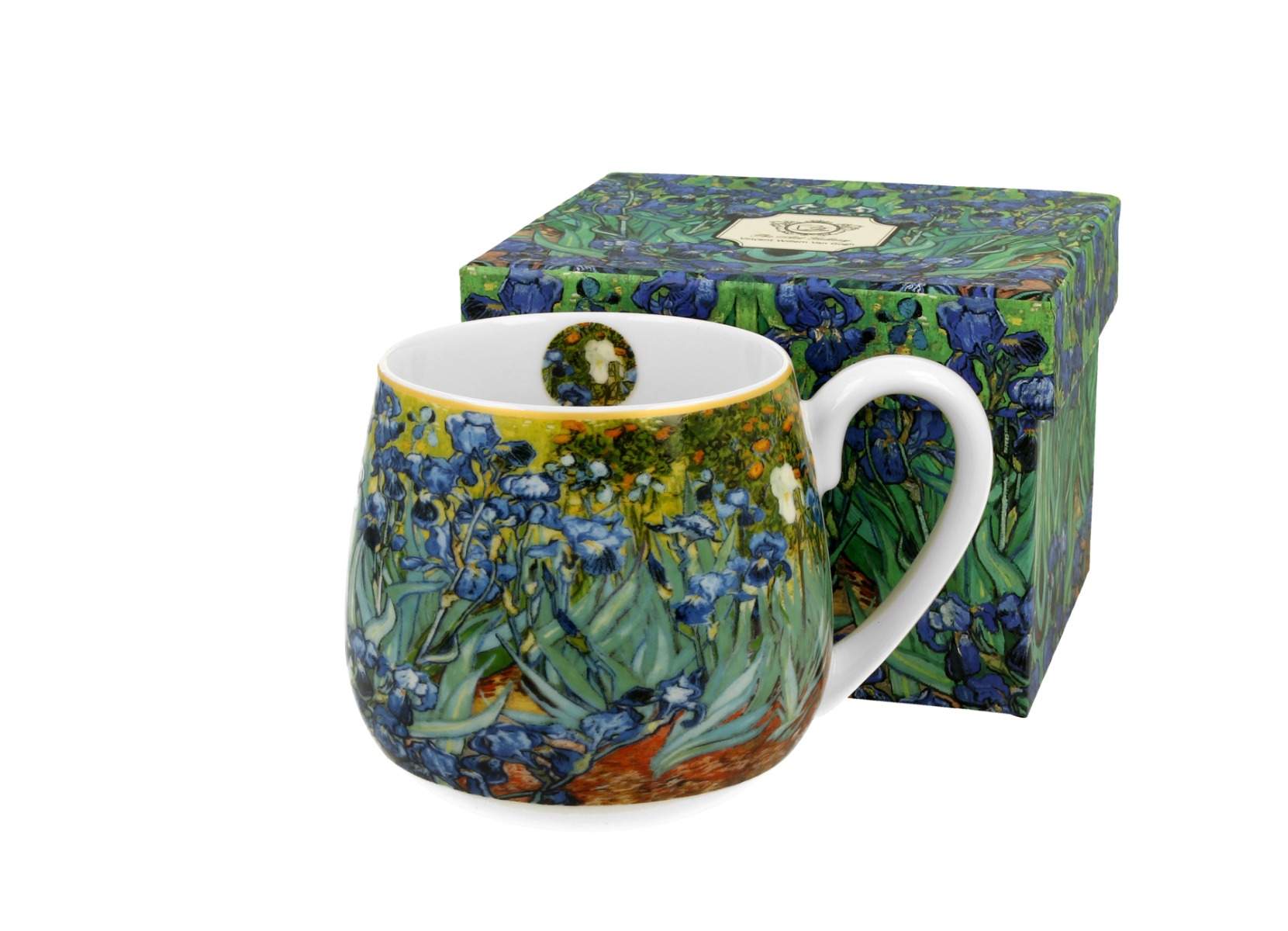 Porcelánový sudový hrnček Vincent Van Gogh - Irises 430 ml