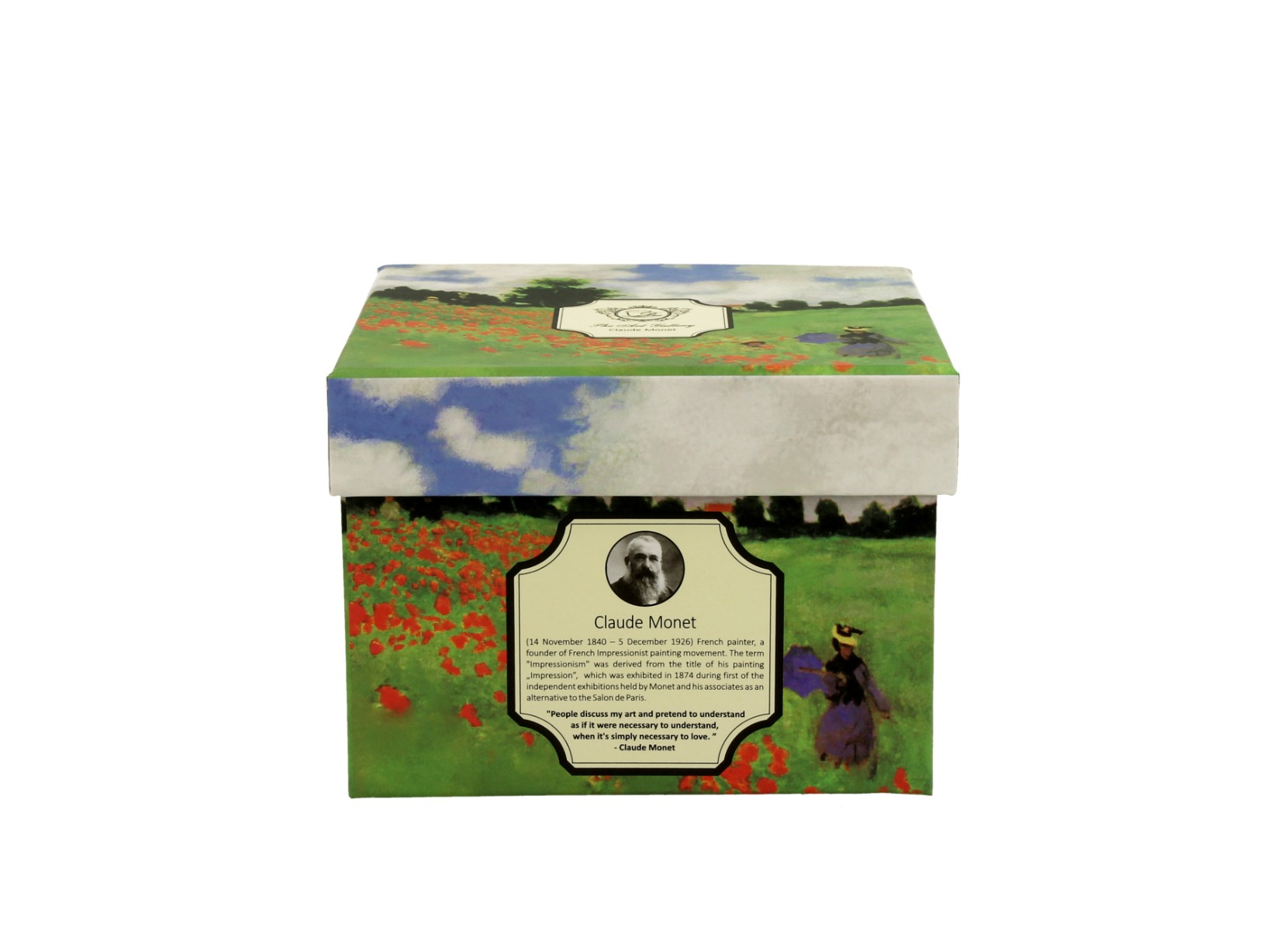 Porcelánový sudový hrnček Claude Monet - Poppy Field 430 ml