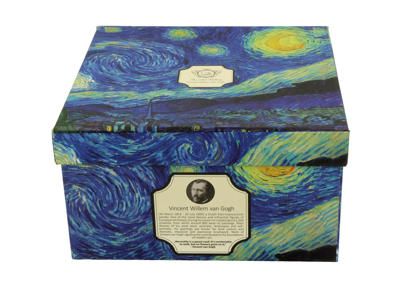 Jumbo porcelánová šálka s podšálkou Vincent Van Gogh - Starry Night 400 ml
