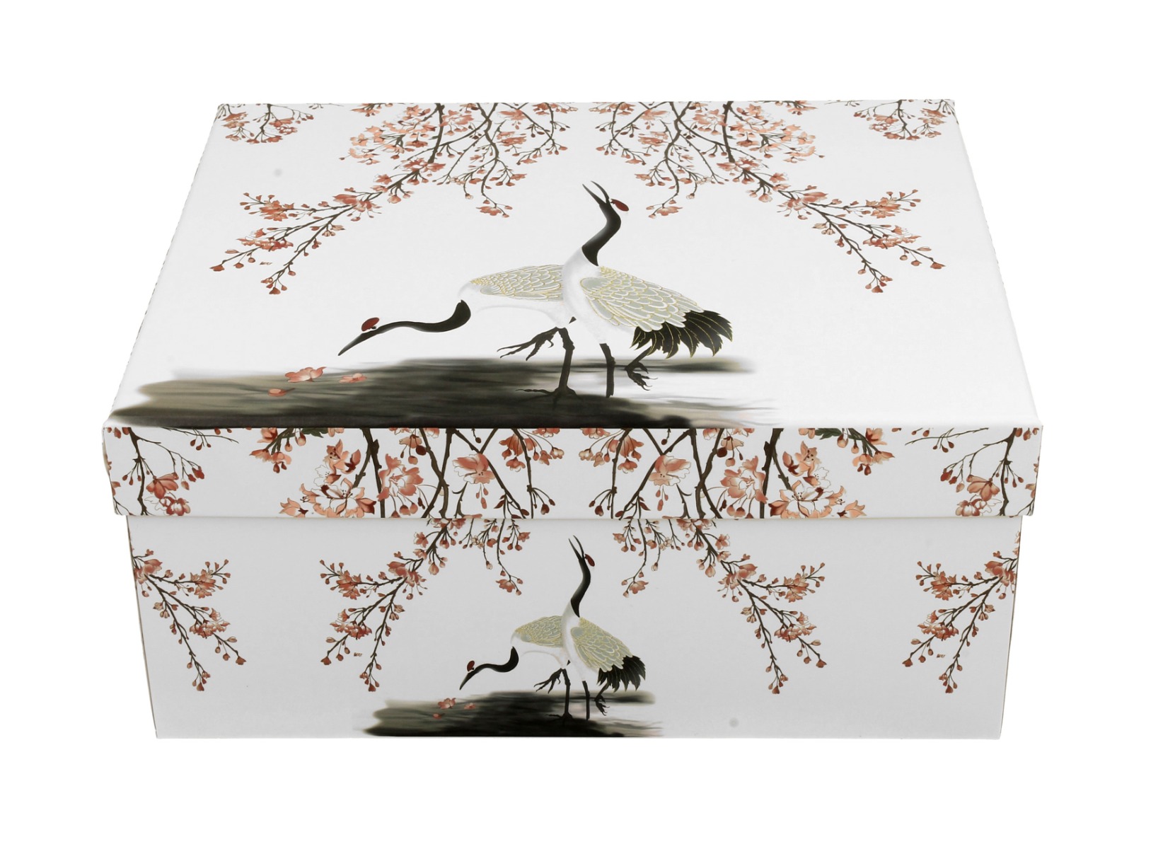 Sada dvoch šálok s podšálkou Sakura & Cranes 280 ml