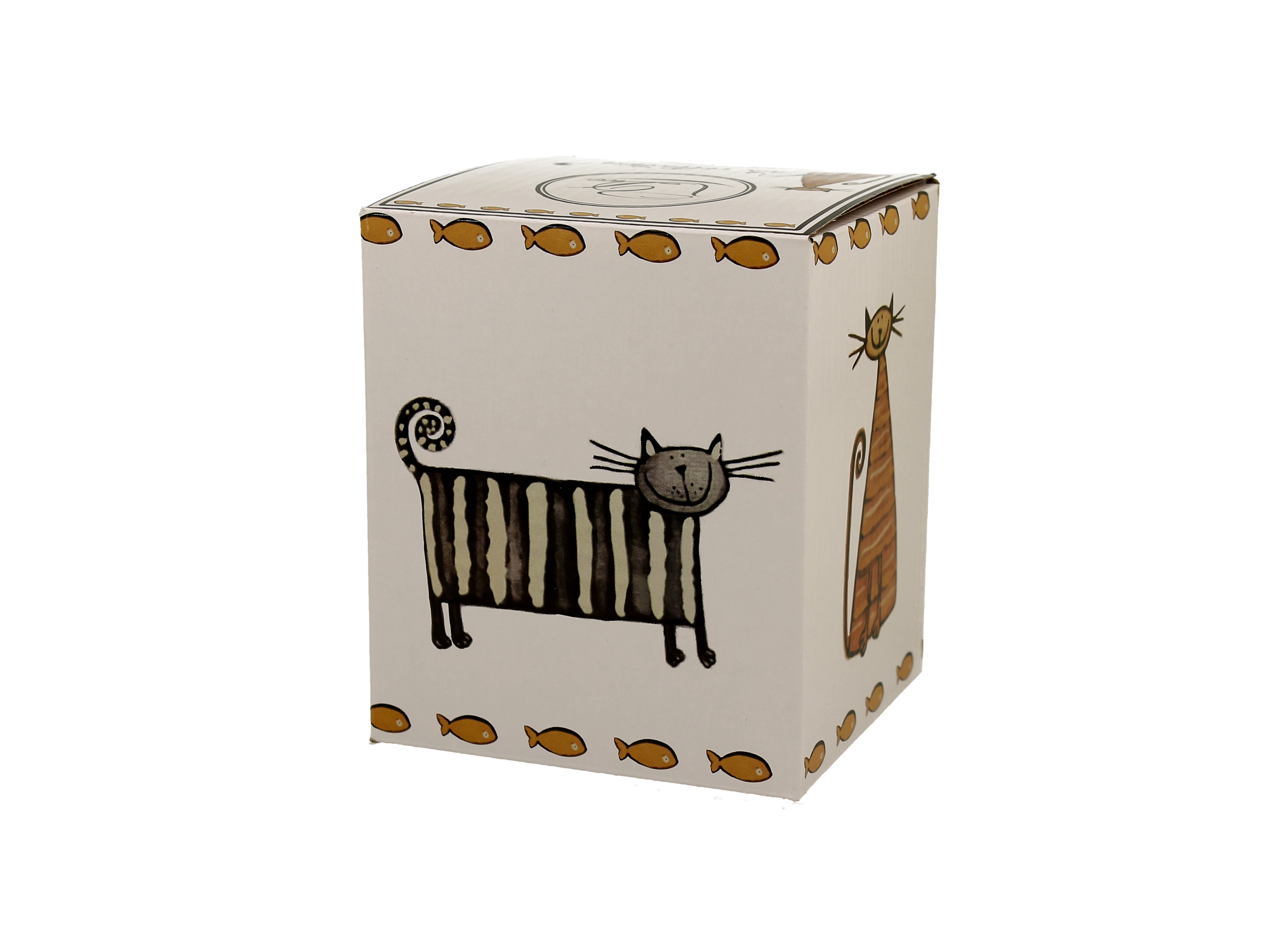 Porcelánový hrnček so sitkom a krytom Classic Cats - Mačky 380 ml