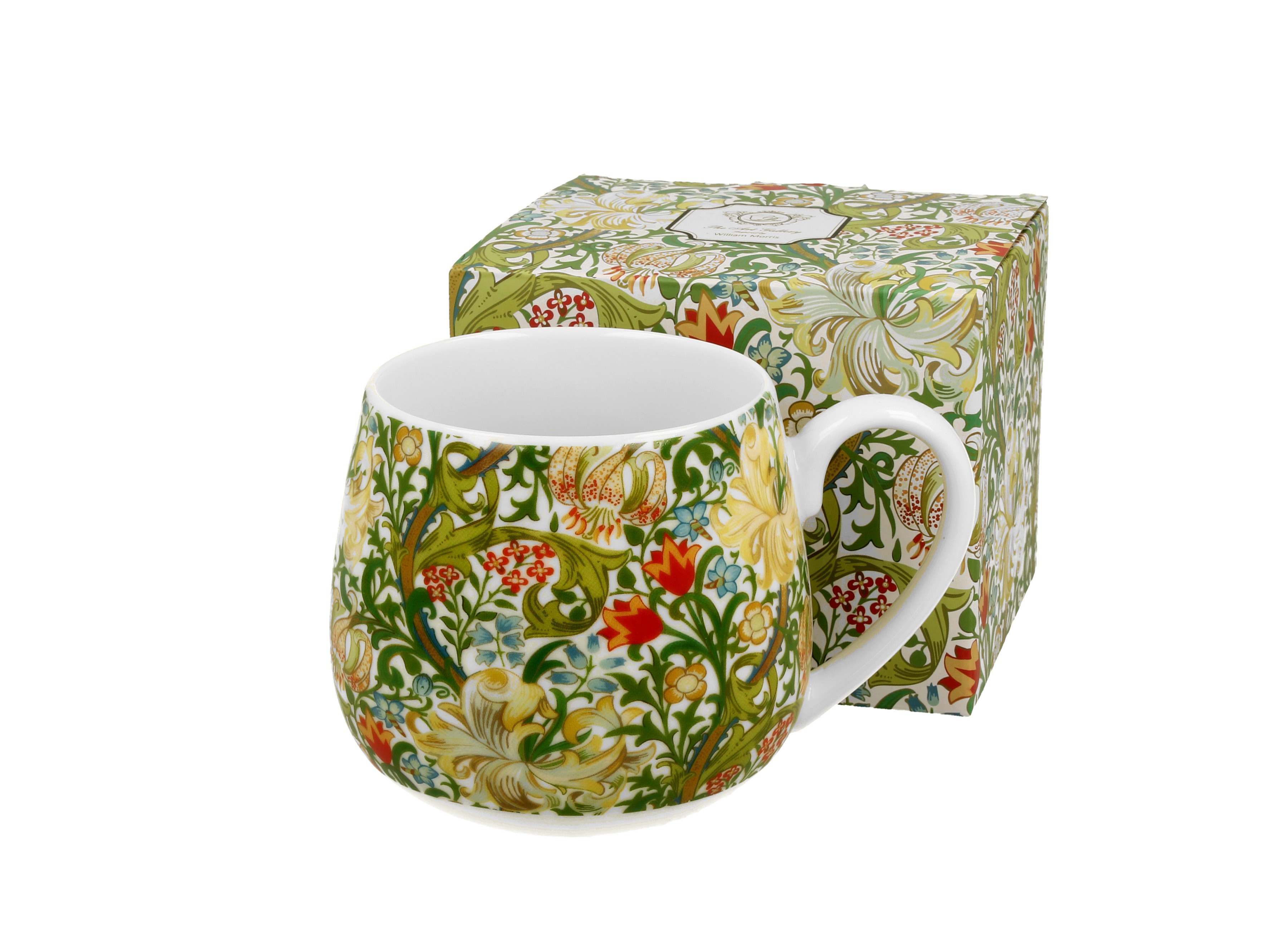 Porcelánový sudový hrnček William Morris - Golden Lilly 430 ml