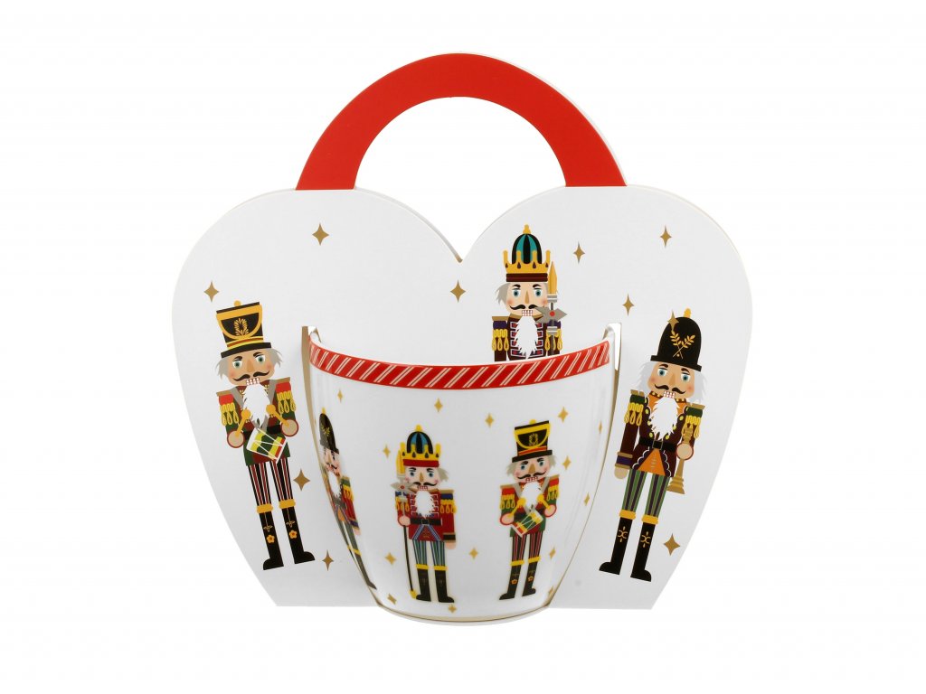 Klasický porcelánový hrnček Luskáčiky 460 ml