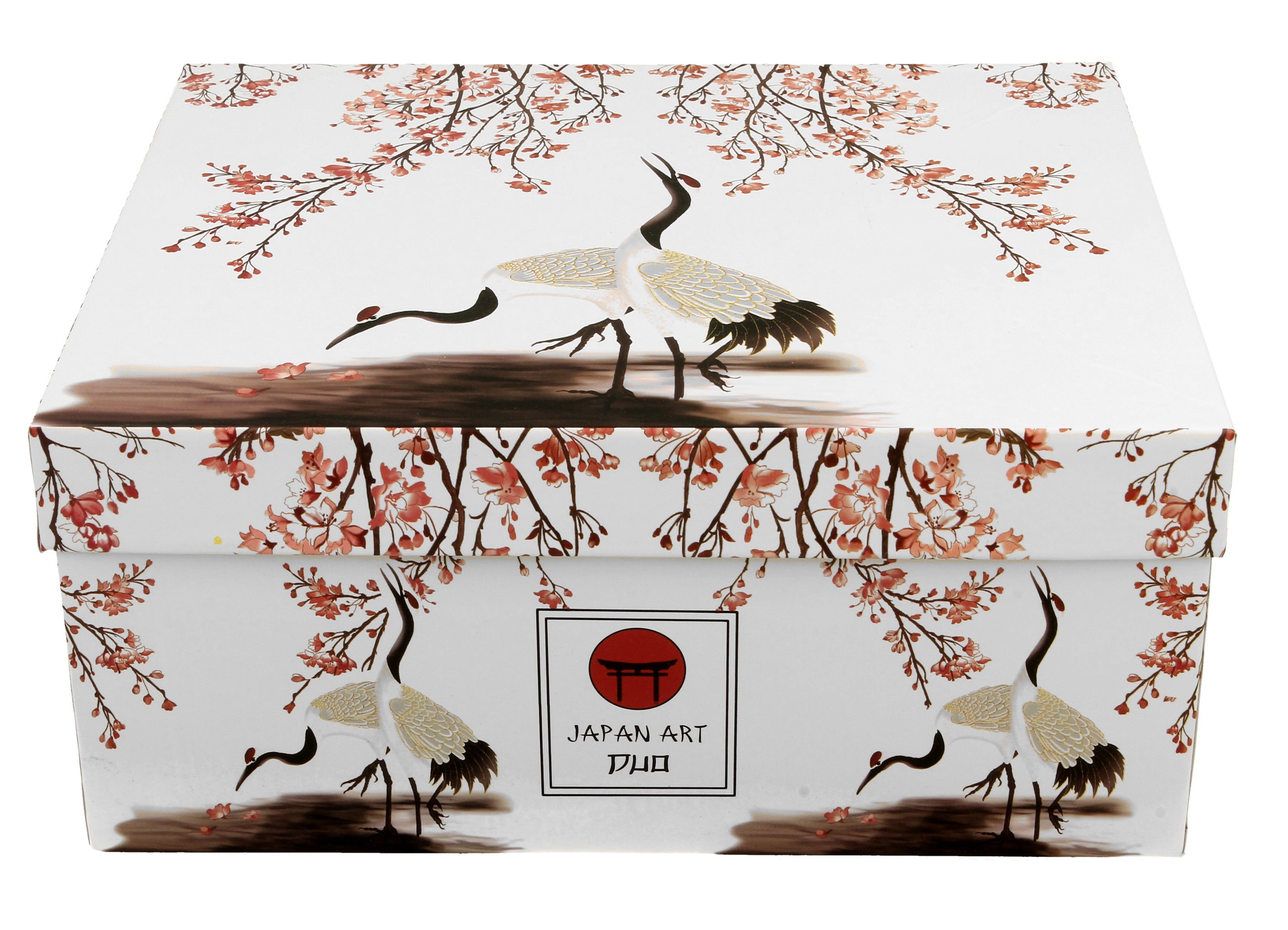 Sada dvoch luxusných šálok s podšálkou Sakura & Cranes 270 ml