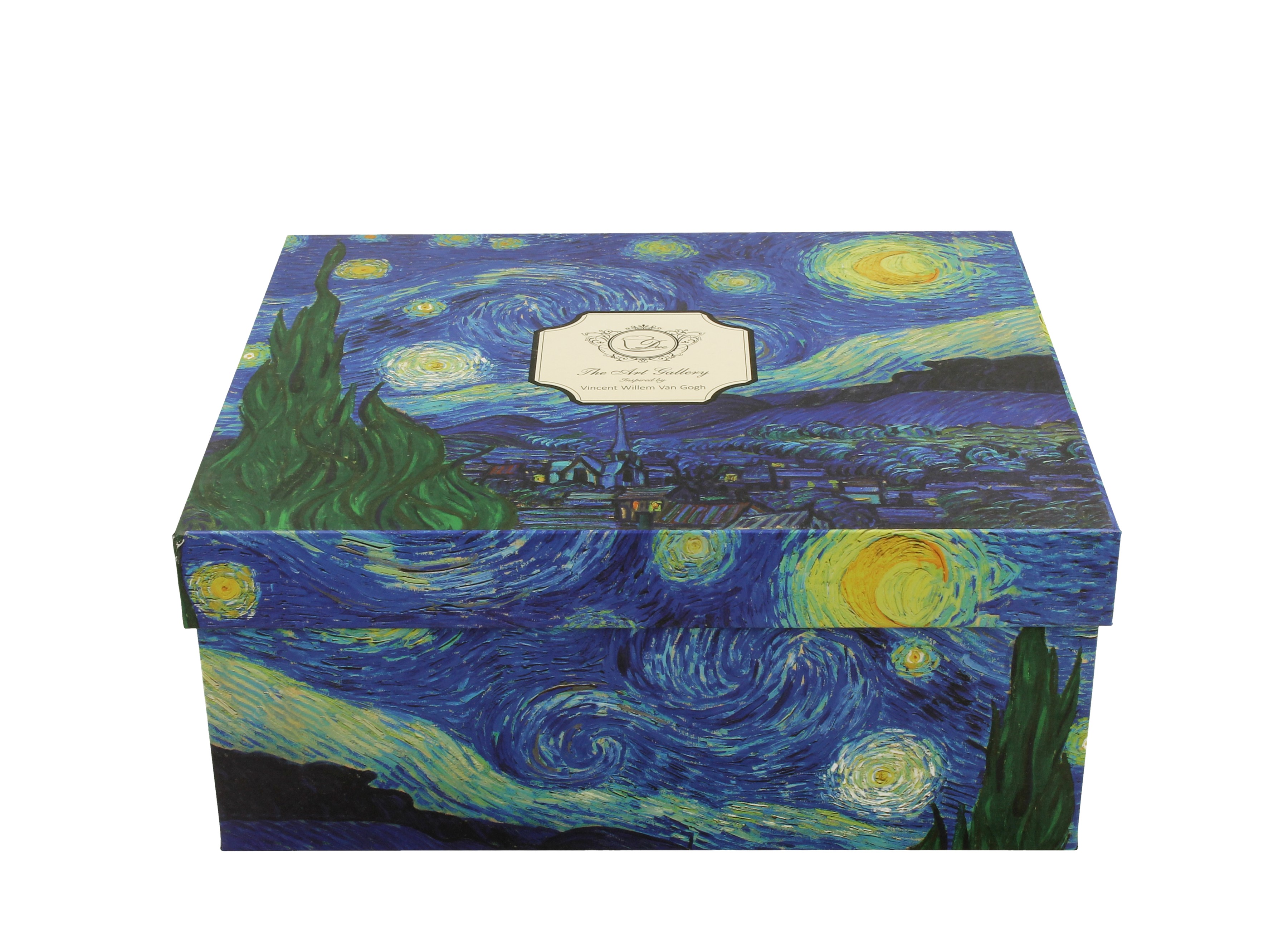 Sada dvoch luxusných šálok s podšálkou Vincent Van Gogh - Starry Night 270 ml