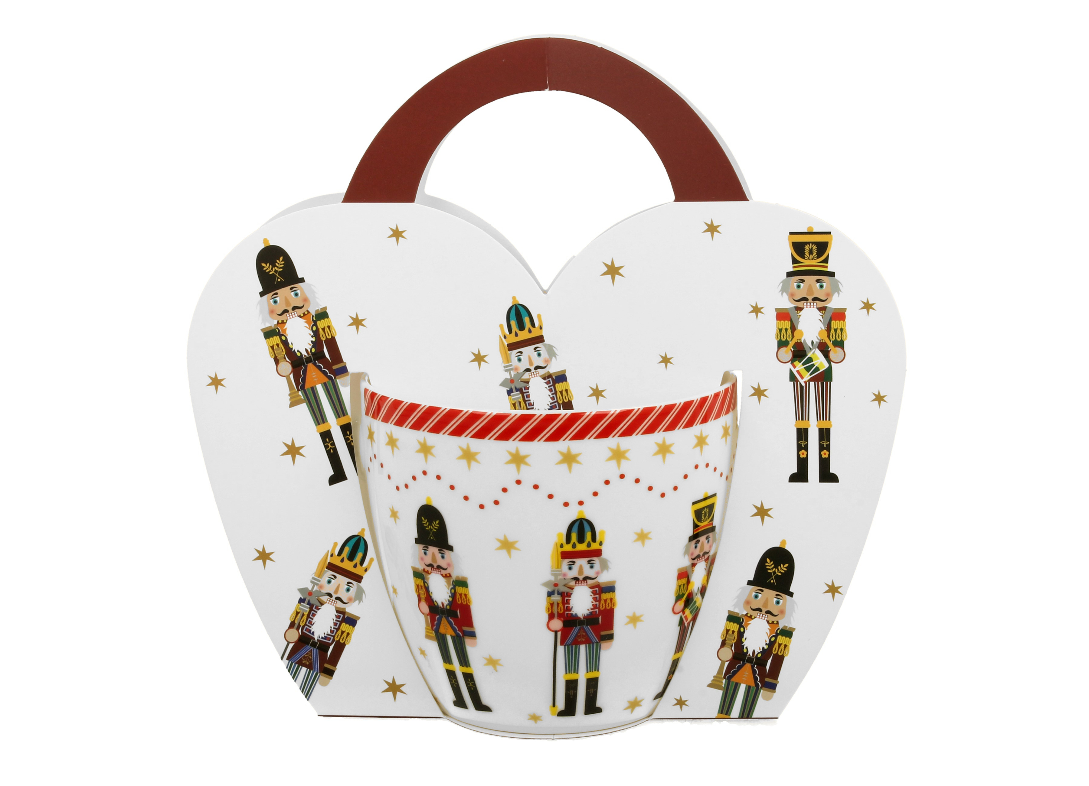 Klasický porcelánový hrnček Vianočný luskáčik 460 ml