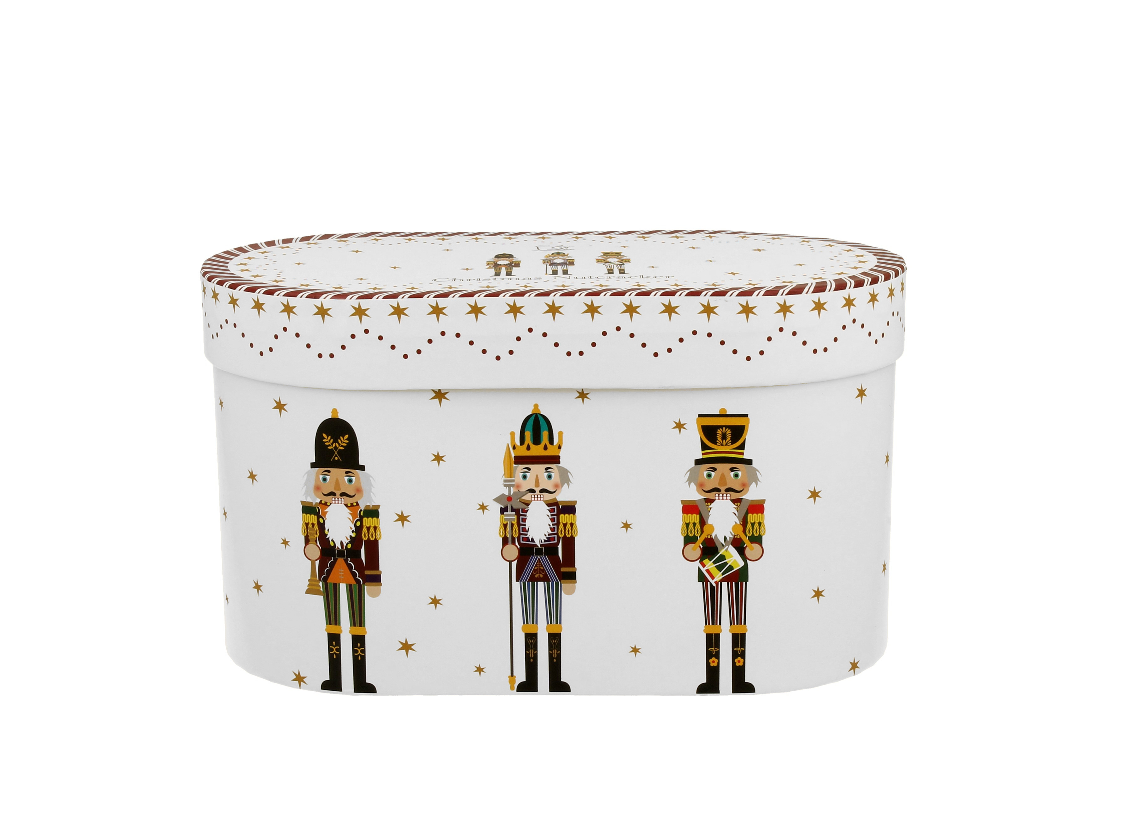 Sada dvoch klasických porcelánových hrnčekov Vianočný luskáčik 360 ml