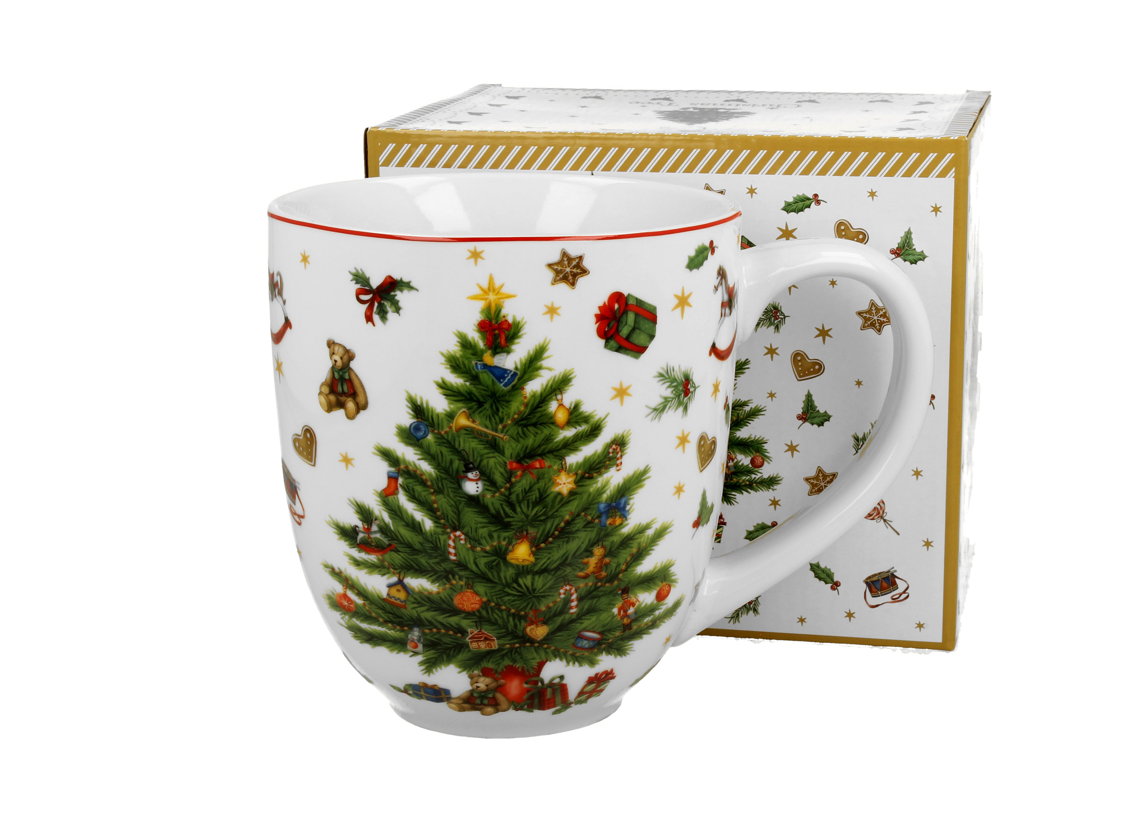 Porcelánový hrnček XXL Vianočný strom 1000 ml