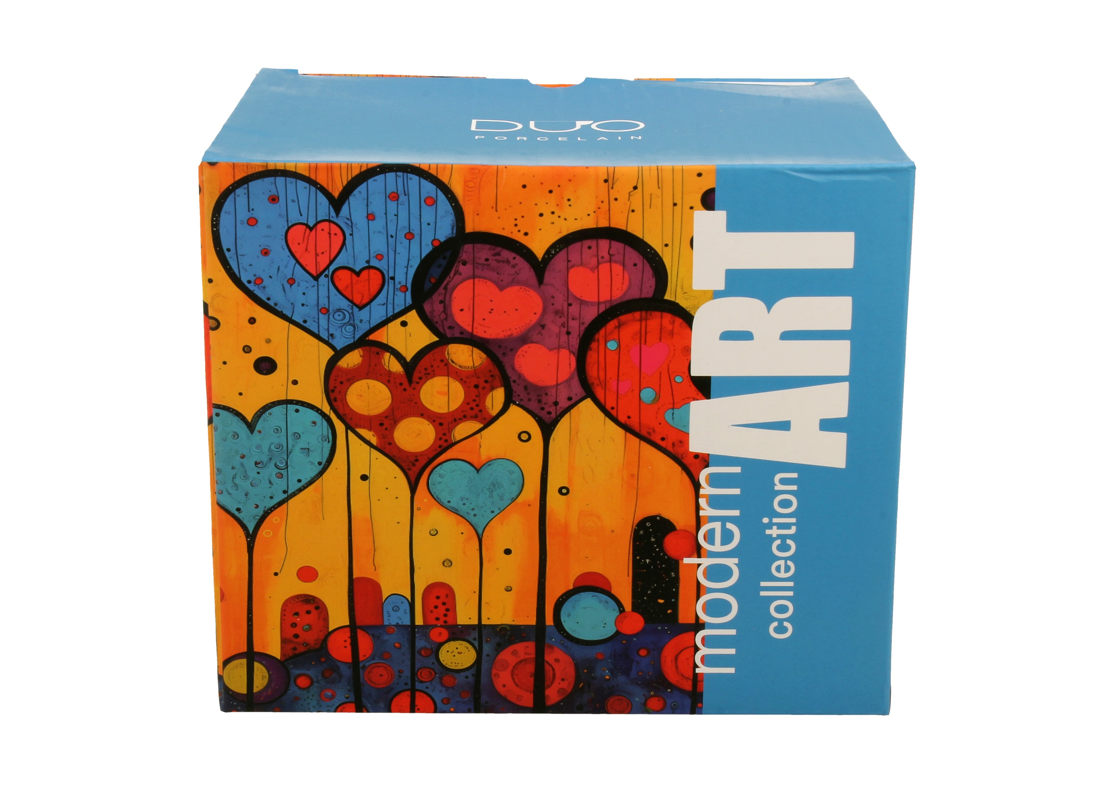 Jumbo porcelánový hrnček Srdcia 750 ml