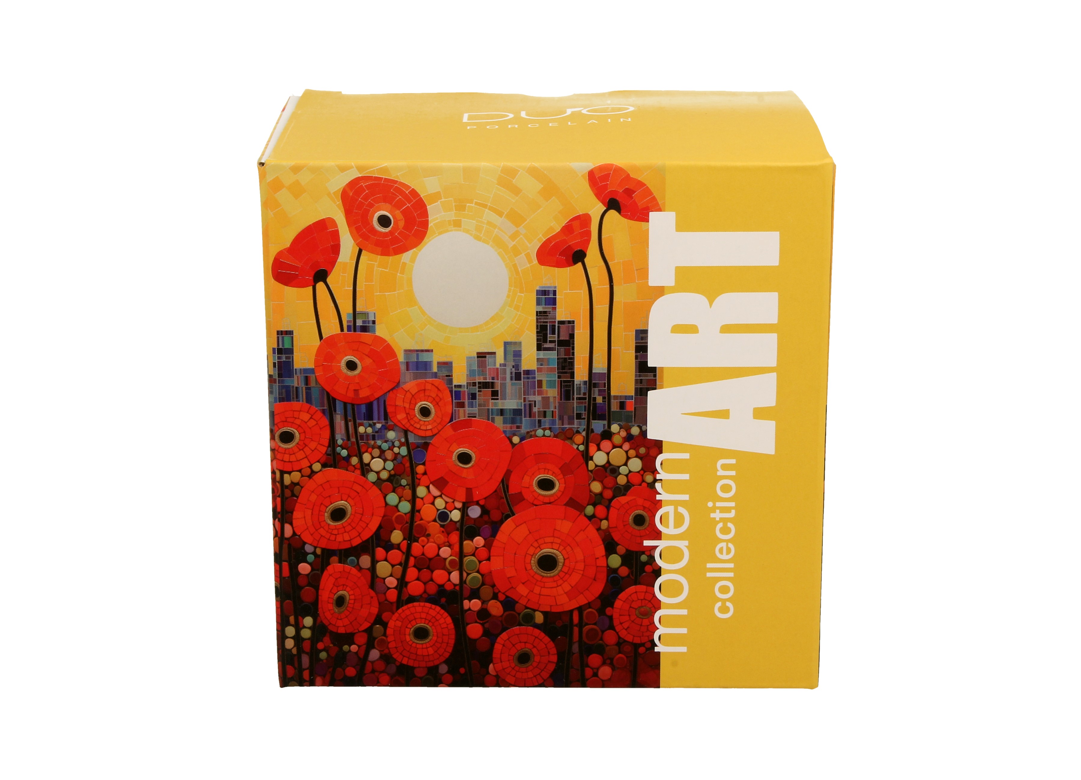 Porcelánový hrnček so sitkom a krytom Maky 450 ml