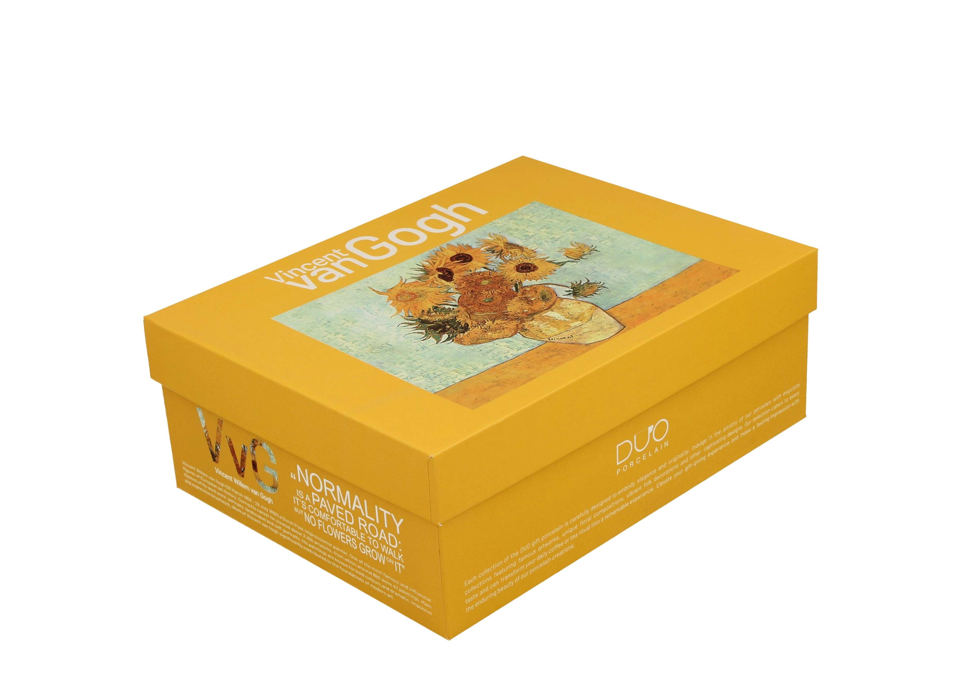 Sada dvoch espresso šálok s podšálkou Vincent Van Gogh - Sunflowers 110 ml