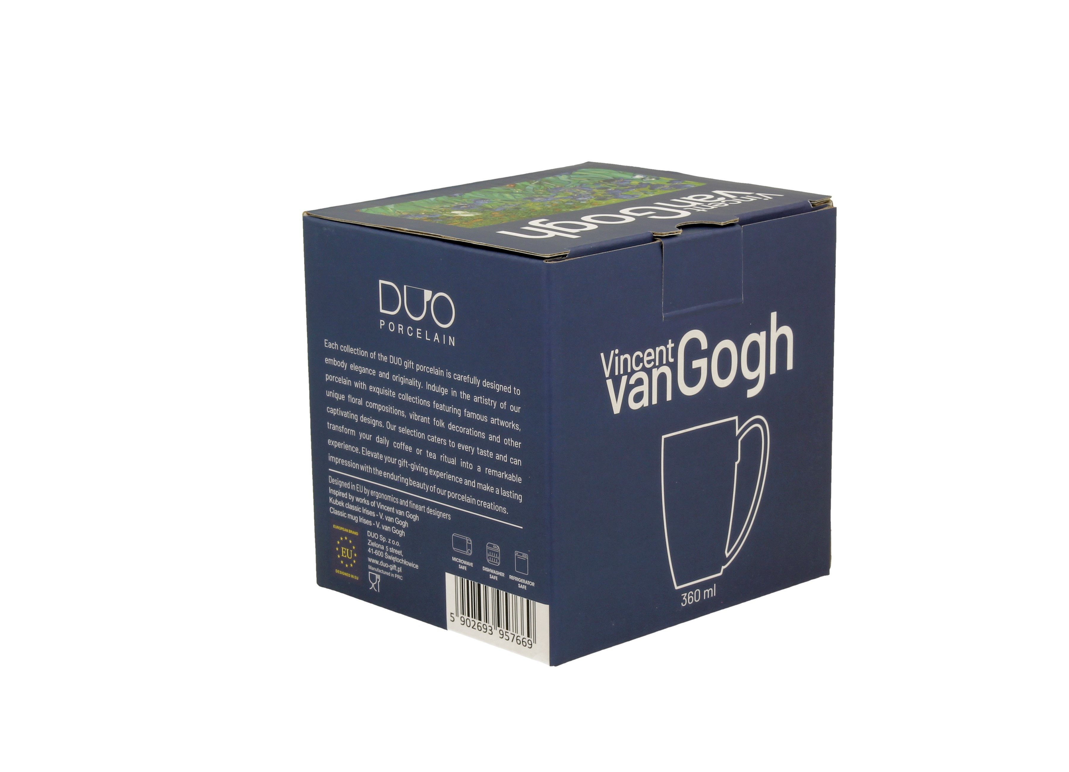 Klasický porcelánový hrnček Vincent Van Gogh - Irises 360 ml