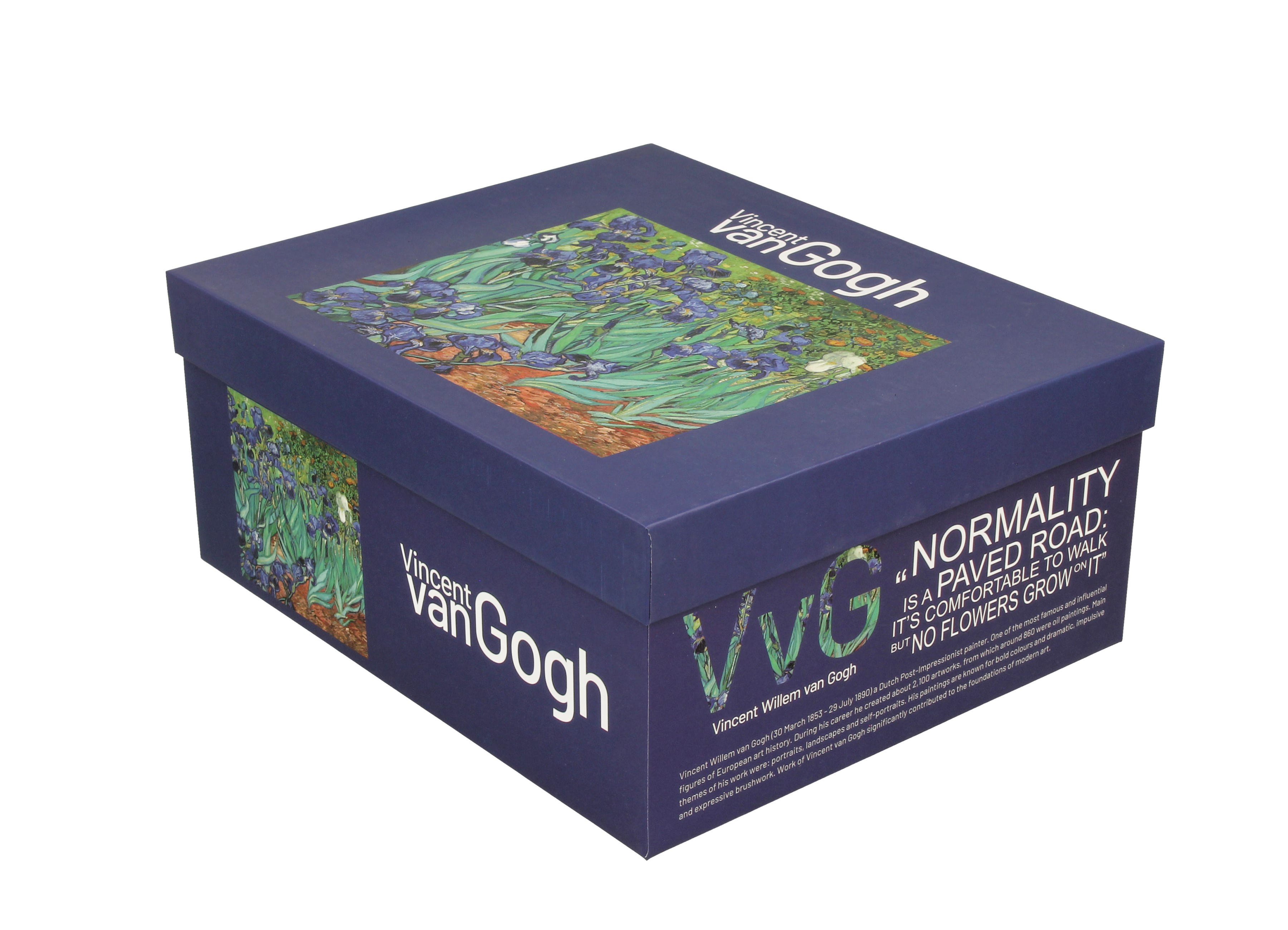 Sada dvoch šálok s podšálkou Vincent Van Gogh - Irises 250 ml