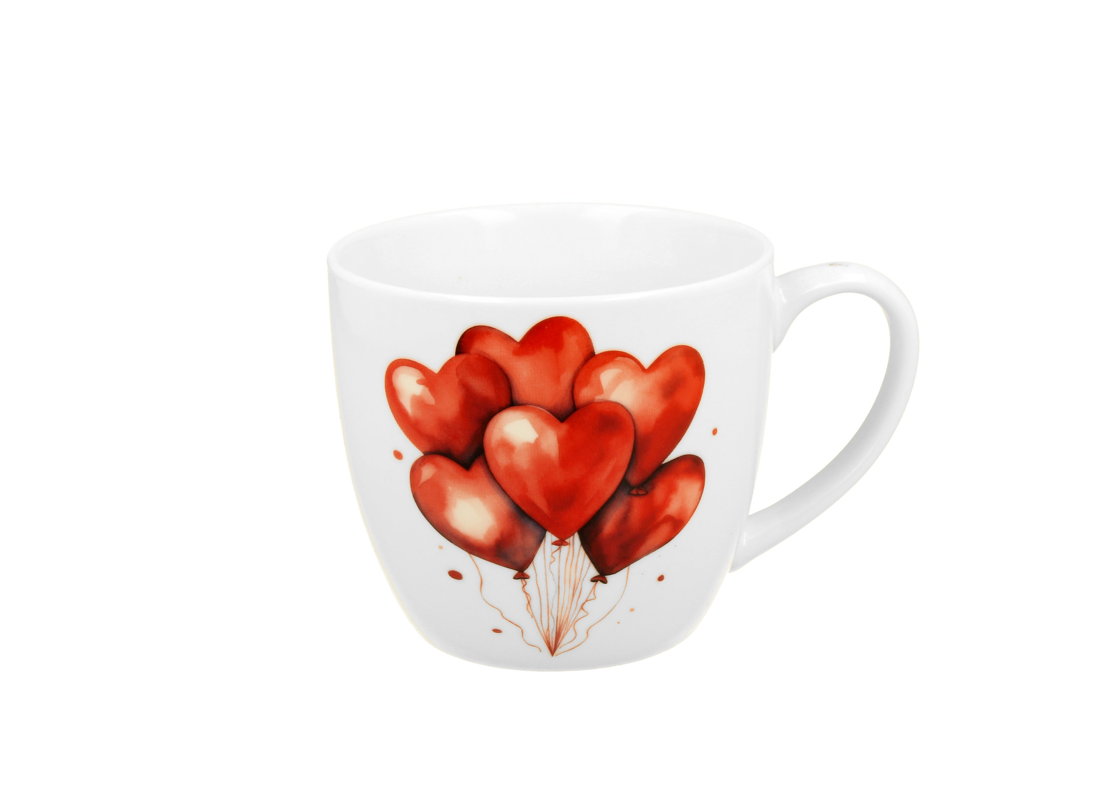 Porcelánový hrnček Balóny 460 ml