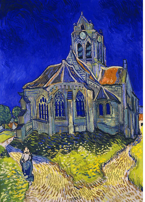 Puzzle Vincent Van Gogh: The Church in Auvers-sur-Oise 1000 Enjoy