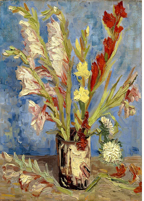 Puzzle Vincent Van Gogh: Vase with Gladioli and Chinese Asters 1000 Enjoy