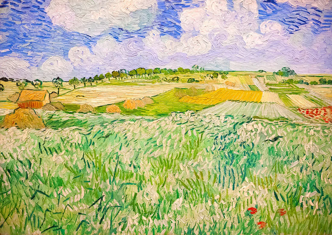 Puzzle Vincent Van Gogh: Plain near Auvers 1000 Enjoy