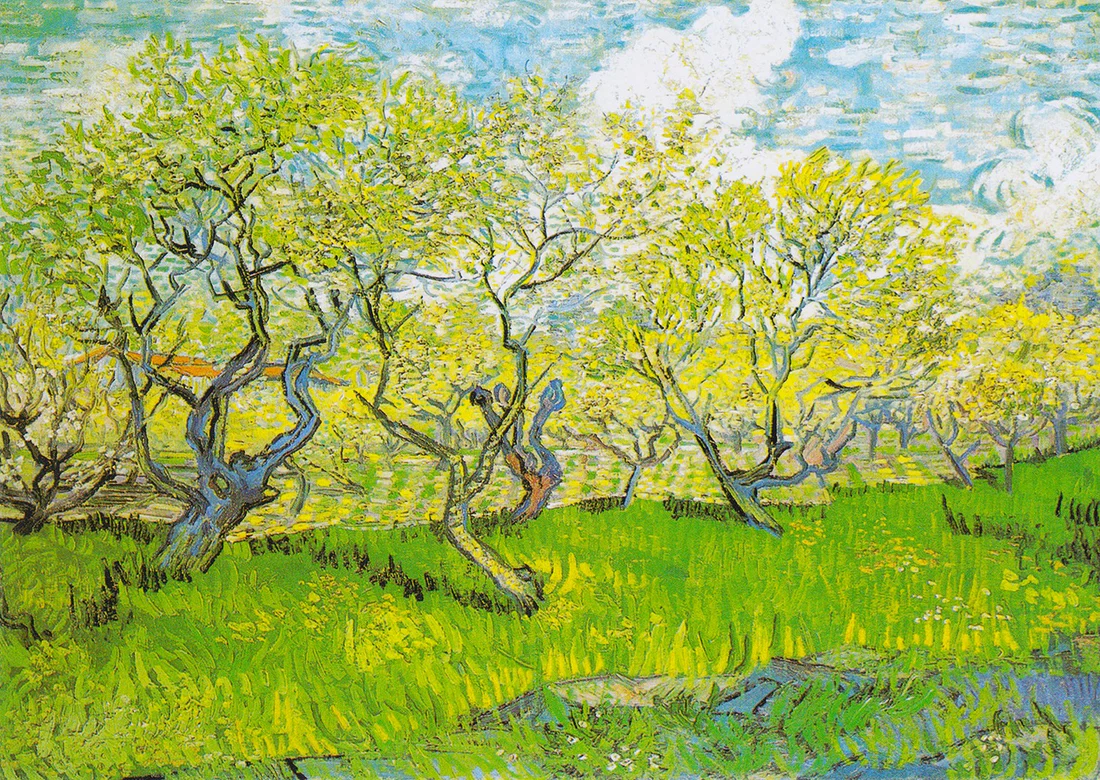 Puzzle Vincent Van Gogh: Orchard in Blossom 1000 Enjoy