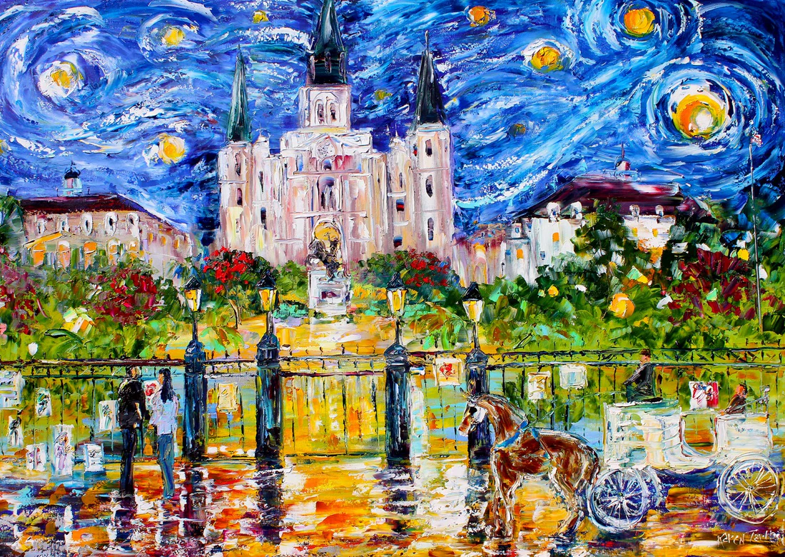 Puzzle Jacksonovo námestie, New Orleans 1000 Enjoy