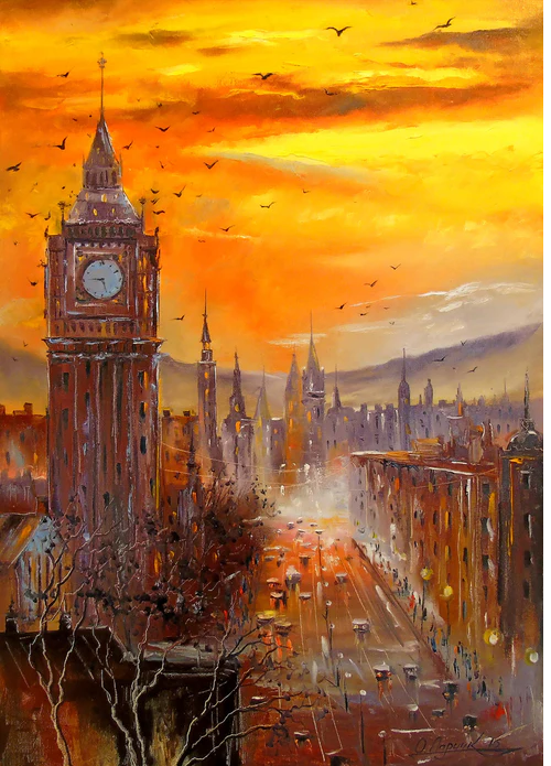 Puzzle Londýnsky večer 1000 Enjoy