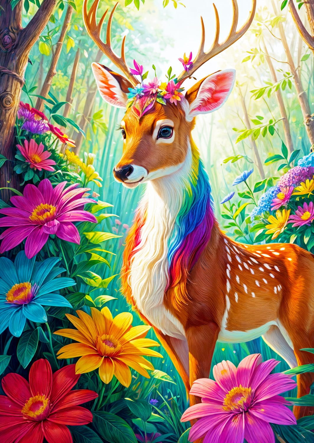 Puzzle Čarovný jeleň 1000 Enjoy