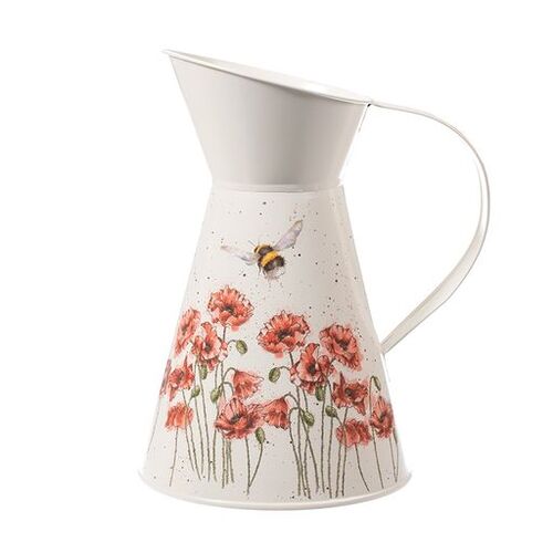 Džbán na kvety "Poppies and Bee" Wrendale Designs – včielka a vlčie maky