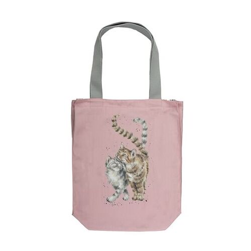 Pevná plátená taška "Feline Good" Wrendale Designs – mačky