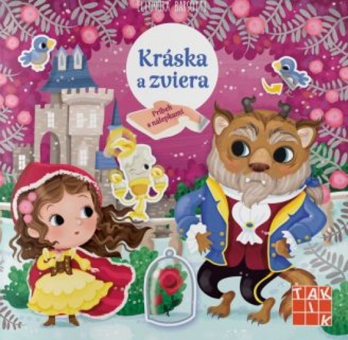 Kniha Kráska a zviera - príbeh s nálepkami