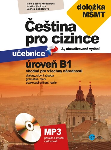 Kniha Čeština pro cizince B1 - Marie Boccou Kestřánková