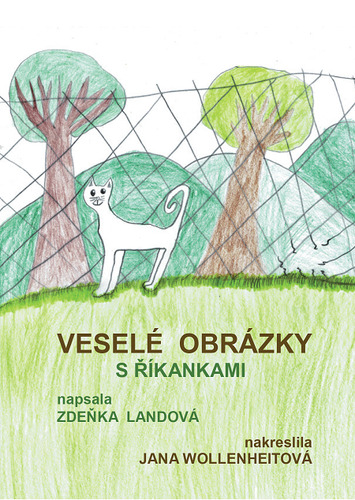 Kniha Veselé obrázky s říkankami - Zdeňka Landová,Jana Wollenheitová